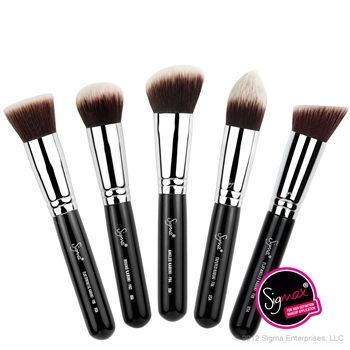 Synthetic Kabuki Kit 5 Pincéis